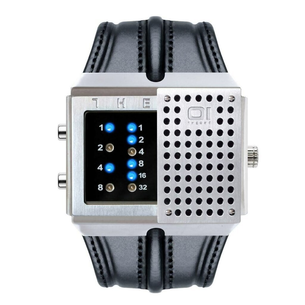 Laikrodis vyriškas 01TheOne SD128B1 Binary Watch Slider цена и информация | Vyriški laikrodžiai | pigu.lt