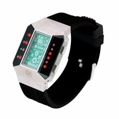 Laikrodis vyriškas 01TheOne SC102R5 Binary Watch Split Screen kaina ir informacija | Vyriški laikrodžiai | pigu.lt