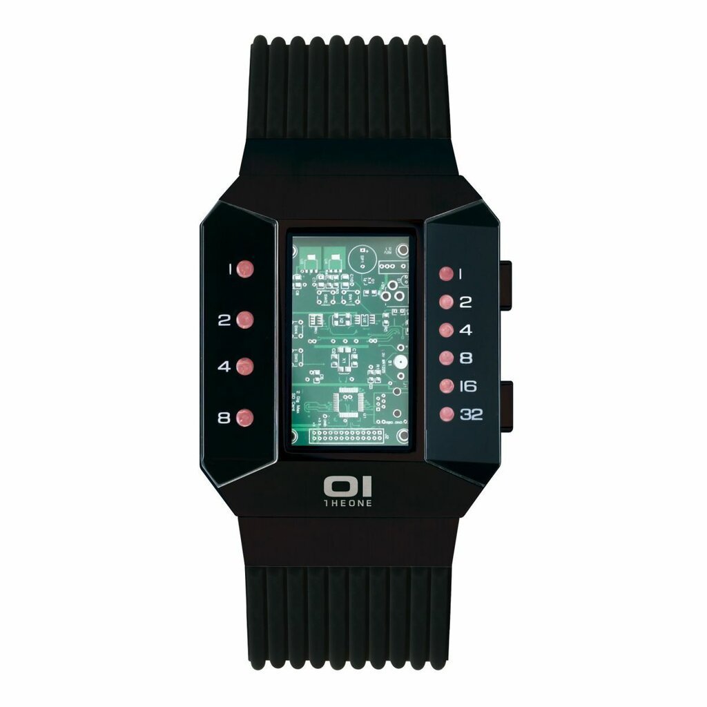 Laikrodis vyriškas 01TheOne SC202R5 Binary Watch Split Screen kaina ir informacija | Vyriški laikrodžiai | pigu.lt