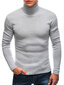 Vyriškas megztinis su kaklu Edoti E213 pilka kaina ir informacija | Megztiniai vyrams | pigu.lt