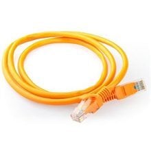 Gembird PP12-0.5M/O Tinklo kabelis (oranžinis) 0.5 m kaina ir informacija | Kabeliai ir laidai | pigu.lt