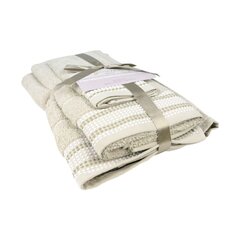 Комплект полотенец KrisMar Tekstiil Linen, 3 шт. цена и информация | Полотенца | pigu.lt