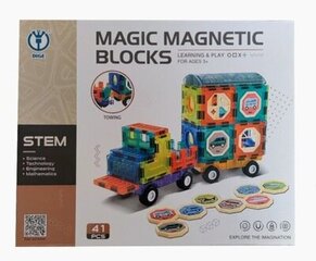 Магнитные автомобили Magic Bricks, 41 д. цена и информация | Развивающие игрушки | pigu.lt