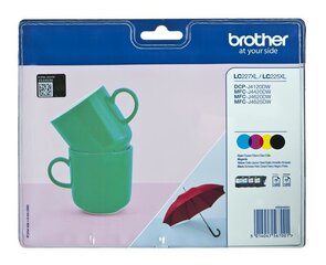 Pack Brother LC227XLVALBP CMYK blister DCP-J4120DW/MFC-J4420DW/4425DW/4620DW kaina ir informacija | Kasetės rašaliniams spausdintuvams | pigu.lt