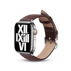 Crong Noble Band Leather Band Brown kaina ir informacija | Išmaniųjų laikrodžių ir apyrankių priedai | pigu.lt