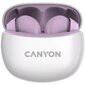 Canyon TWS-5 Lilac CNS-TWS5PU цена и информация | Ausinės | pigu.lt