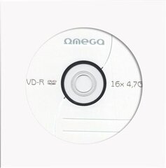 DVD-диск Omega DVD-R 4,7 ГБ 1 шт. цена и информация | Виниловые пластинки, CD, DVD | pigu.lt