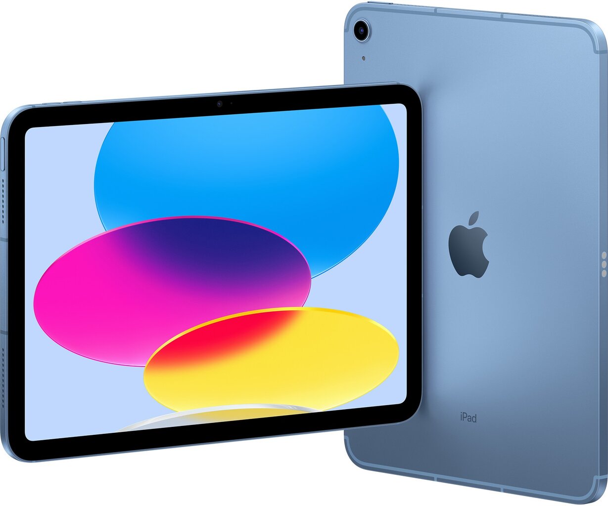 iPad 10.9" Wi-Fi + Cellular 64GB - Blue 10th Gen - MQ6K3HC/A kaina ir informacija | Planšetiniai kompiuteriai | pigu.lt