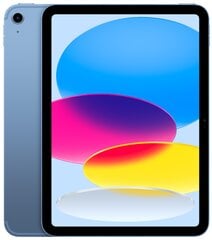 iPad 10.9" Wi-Fi + Cellular 256ГБ - Blue 10th Gen - MQ6U3HC/A цена и информация | Планшеты | pigu.lt