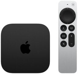 Apple TV 4K Wi‑Fi + Ethernet with 128GB storage - MN893SO/A kaina ir informacija | Multimedijos grotuvai | pigu.lt