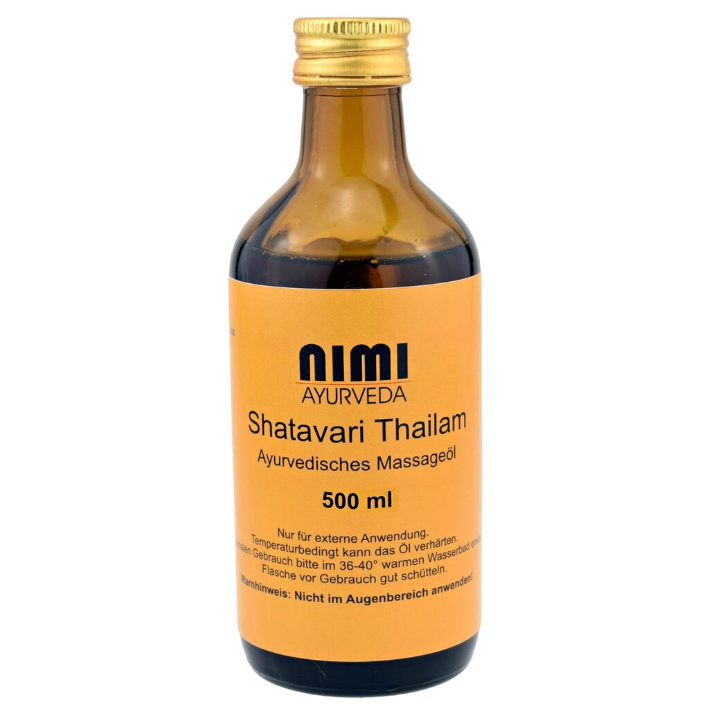 Masažo aliejus moterims Shatavari Thailam, Nimi Ayurveda 500 ml цена и информация | Kūno kremai, losjonai | pigu.lt