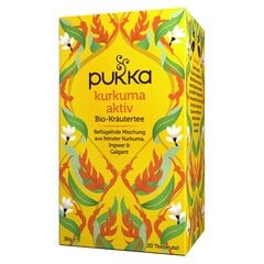 Žolelių arbata Pukka Kurkuma Active, 20 pakelių kaina ir informacija | Arbatos ir vaistažolės | pigu.lt
