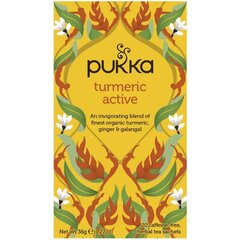 Žolelių arbata Pukka Kurkuma Active, 20 pakelių цена и информация |  Чаи и лекарственные травы | pigu.lt