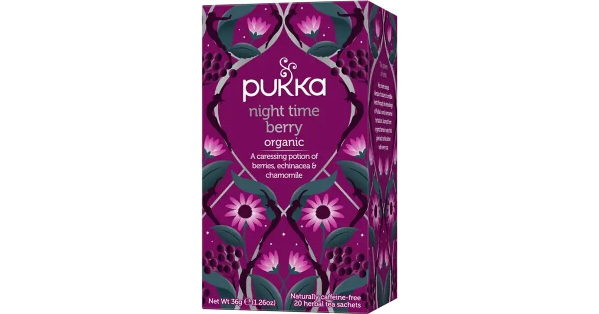 Arbata nakčiai Pukka Night Time Berry, 20 pakelių цена и информация | Arbatos ir vaistažolės | pigu.lt