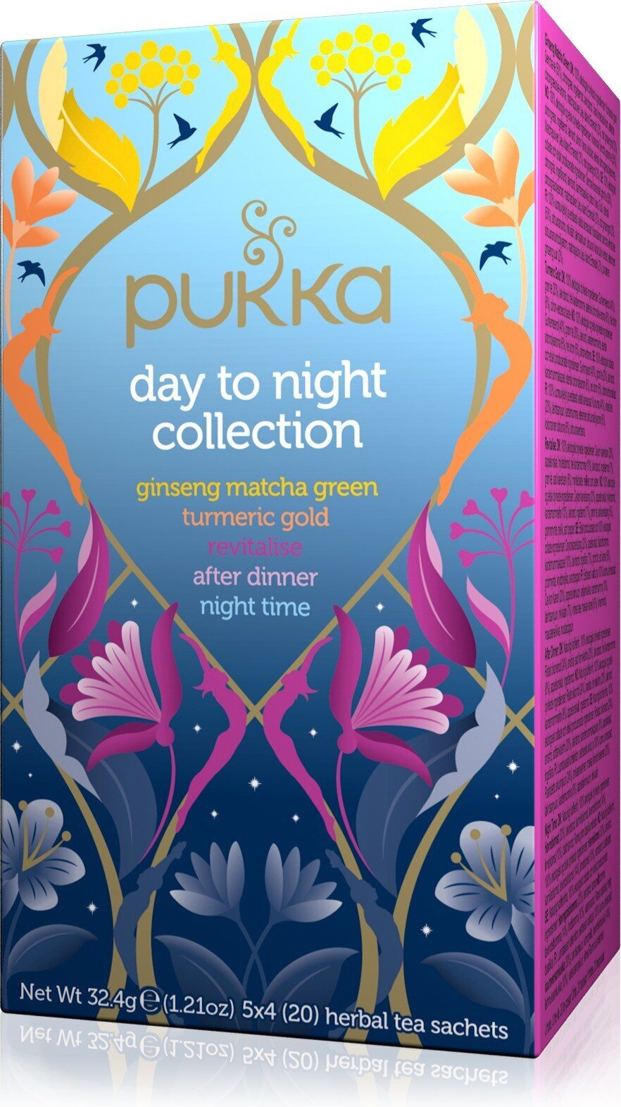 Arbatų visai dienai rinkinys Pukka Day To Night, 20 pakelių kaina | pigu.lt