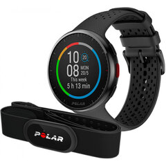 Polar Pacer Pro M-L, grey/black + H10 монитор сердечной активности цена и информация | Фитнес-браслеты | pigu.lt