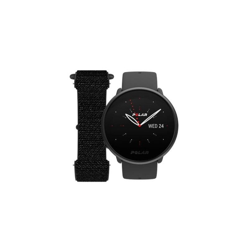 Polar Ignite 2 Pearl Black + Hook & Loop Wristband kaina ir informacija | Išmanieji laikrodžiai (smartwatch) | pigu.lt