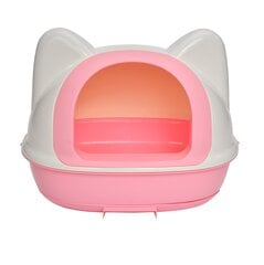 Туалет для кошек Aotong, 58,5x42,5x48,5 см, розовый цена и информация | Туалеты для кошек | pigu.lt