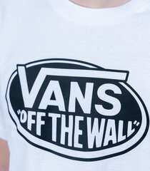 Vans Детская футболка VN0A7Y4F*YB2, белый/черный 196245026773 цена и информация | Рубашки для мальчиков | pigu.lt