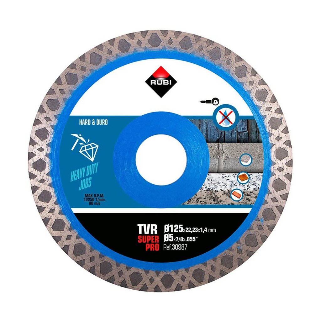 Pjovimo diskas Rubi superpro r30987 kaina ir informacija | Mechaniniai įrankiai | pigu.lt