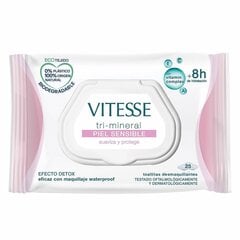 Салфетки для снятия макияжа Vitesse Tri-Mineral, 25 шт. цена и информация | Средства для очищения лица | pigu.lt