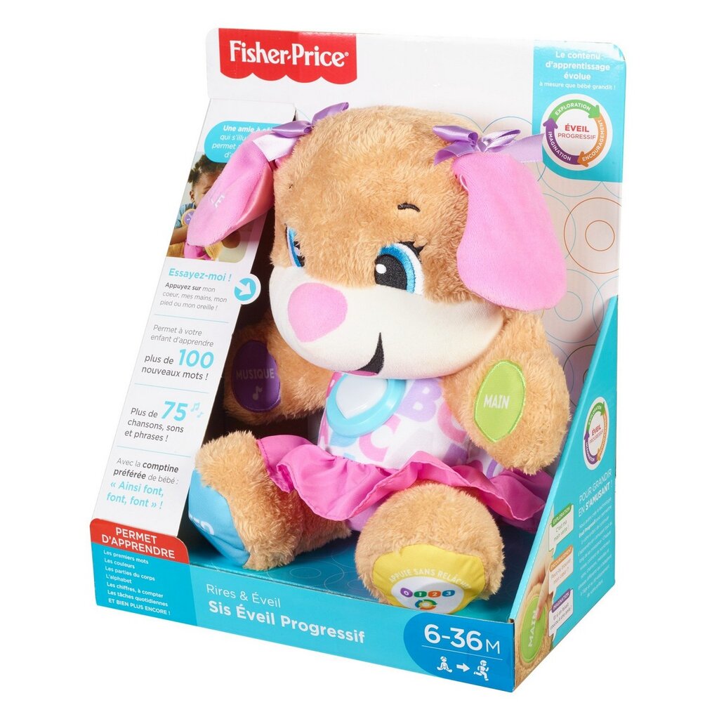 Interaktyvus gyvūnas Fisher Price Puppy Sister kaina ir informacija | Lavinamieji žaislai | pigu.lt