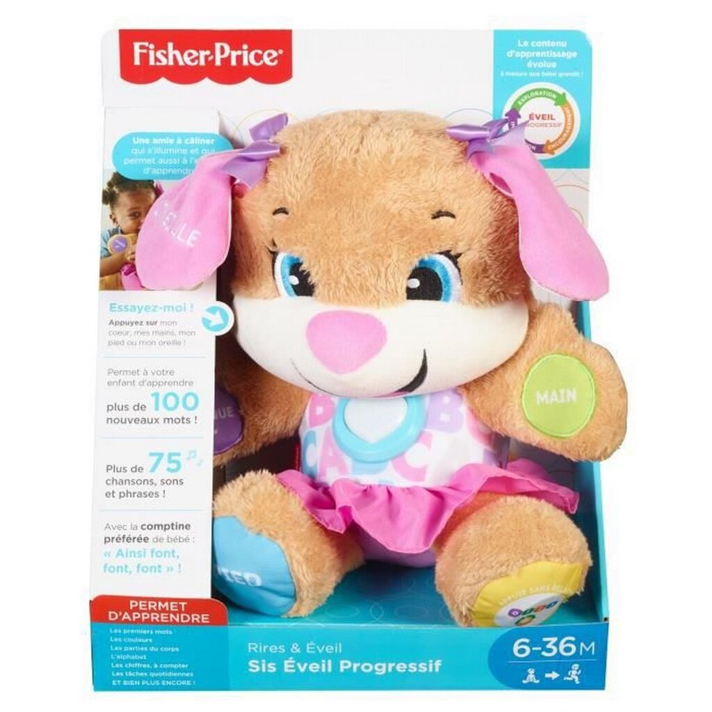 Interaktyvus gyvūnas Fisher Price Puppy Sister kaina ir informacija | Lavinamieji žaislai | pigu.lt