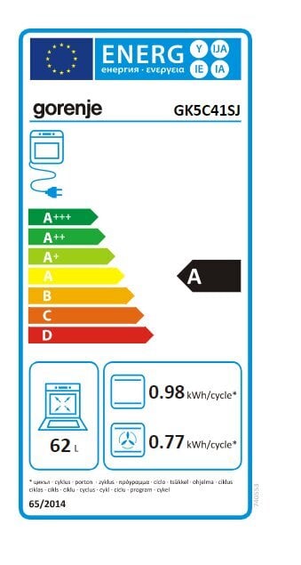 Gorenje GK5C41SJ цена и информация | Dujinės viryklės | pigu.lt