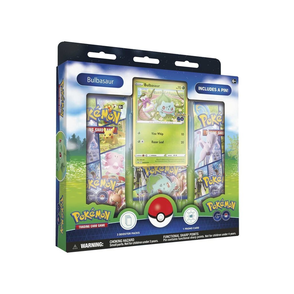 Kortų žaidimas Pokemon TCG - Pokémon GO Pin Collection - Bulbasaur цена |  pigu.lt