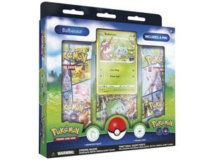 Kortų žaidimas Pokemon TCG - Pokémon GO Pin Collection - Bulbasaur цена и информация | Настольные игры, головоломки | pigu.lt