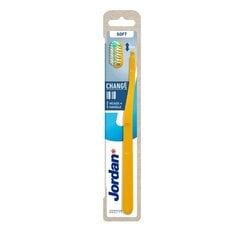 Зубная щетка со сменной насадкой Jordan Change 2 насадки + 1 ручка Soft цена и информация | Зубные щетки, пасты | pigu.lt