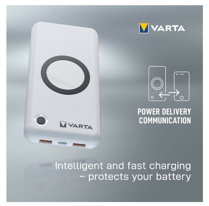 Atsarginis maitinimo šaltinis Varta Wireless 20000mAh цена и информация | Atsarginiai maitinimo šaltiniai (power bank) | pigu.lt