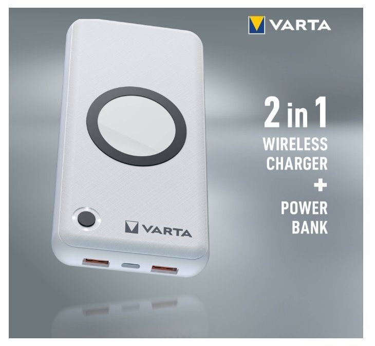 Atsarginis maitinimo šaltinis Varta Wireless 20000mAh цена и информация | Atsarginiai maitinimo šaltiniai (power bank) | pigu.lt