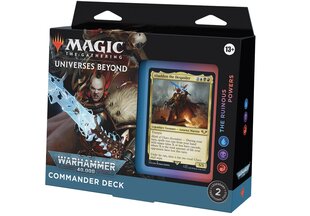 Kortų žaidimas MTG Universes Beyond - Warhammer 40K Commander Deck - The Ruinous Powers kaina ir informacija | Stalo žaidimai, galvosūkiai | pigu.lt