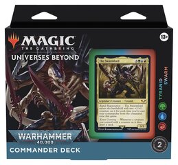 Kortų žaidimas MTG Universes Beyond - Warhammer 40K Commander Deck - Tyranid Swarm kaina ir informacija | Stalo žaidimai, galvosūkiai | pigu.lt