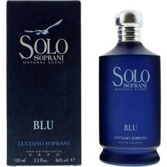 Luciano Soprani Solo Blu EDT unisex 100 мл цена и информация | Женские духи | pigu.lt
