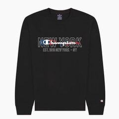 CREWNECK SWEATSHIRT CHAMPION LEGACY  for Men's Black 217285KK001 217285KK001 цена и информация | Мужские толстовки | pigu.lt