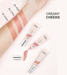 Hean Creamy Cheeks long wear blush Kreminiai skaistalai 23 Coral, 10 ml цена и информация | Бронзеры (бронзаторы), румяна | pigu.lt