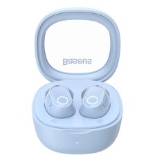 Baseus Bowie WM02 TWS Bluetooth 5.3 wireless headphones blue (NGTW180003) цена и информация | Наушники | pigu.lt