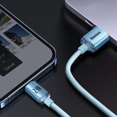 Baseus Crystal Shine Series USB - Lightning 2,4A 20W 2m (CAJY001203) kaina ir informacija | Laidai telefonams | pigu.lt