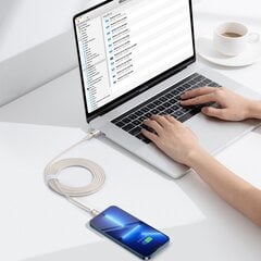 Кабель Baseus Crystal Shine Series USB Type C - молниеносная зарядка, мощность 20 Вт, 2 м (CAJY001404) цена и информация | Кабели для телефонов | pigu.lt