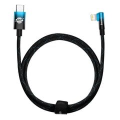 Baseus USB-C to Lightning MVP 20Вт 1м Cable (Black-blue) цена и информация | Кабели для телефонов | pigu.lt