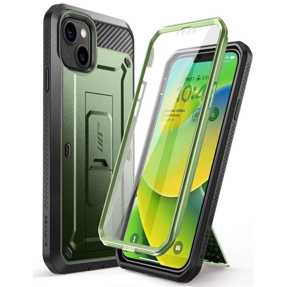 Supcase Unicorn Beetle Pro iPhone 14 Plus green kaina ir informacija | Telefono dėklai | pigu.lt