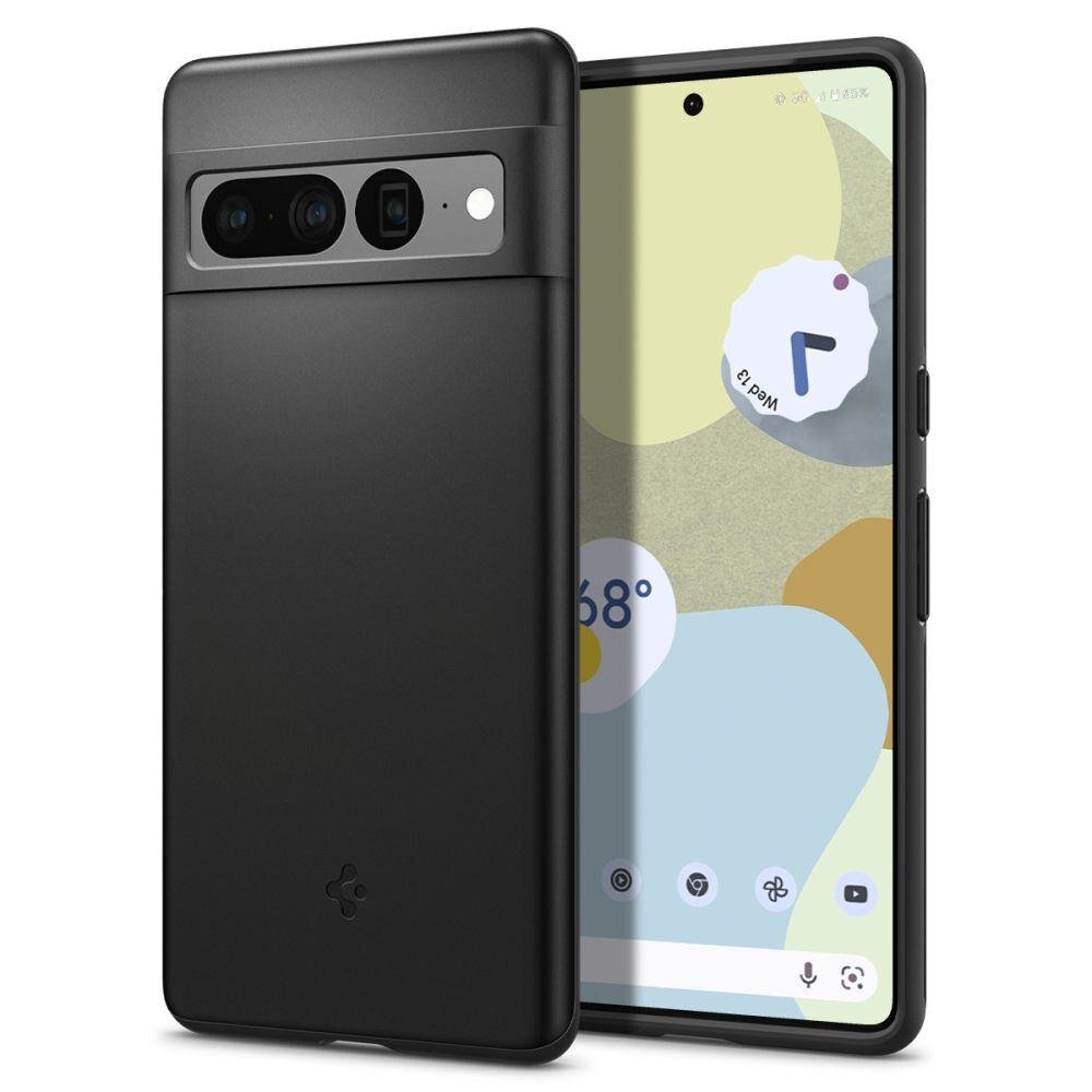 Spigen Thin Fit Google Pixel 7 Pro black kaina ir informacija | Telefonų dėklai | pigu.lt