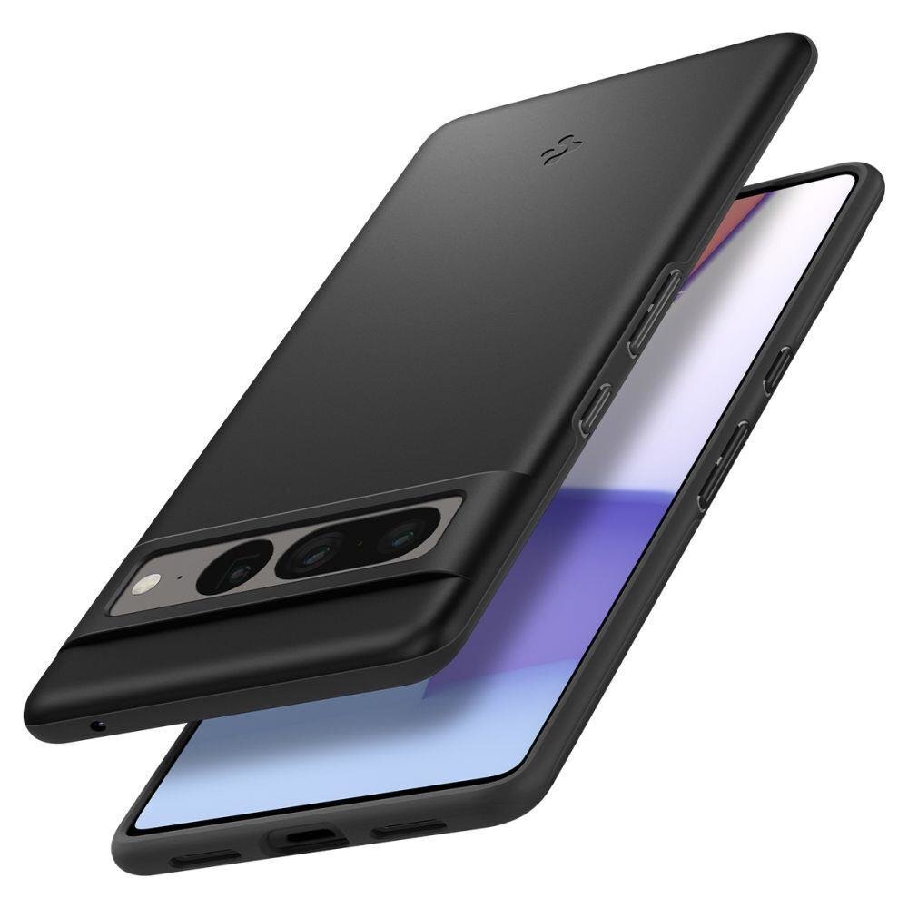 Spigen Thin Fit Google Pixel 7 Pro black kaina ir informacija | Telefono dėklai | pigu.lt