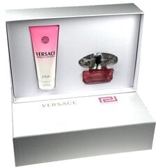 Rinkinys Versace Bright Crystal moterims: Tualetinis vanduo EDT, 50 ml + Kūno losjonas, 100 ml kaina ir informacija | Kvepalai moterims | pigu.lt