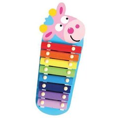 Medinis spalvotas ksilofonas - žirafa kaina ir informacija | Žaislai kūdikiams | pigu.lt
