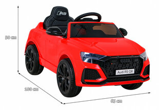 Vienvietis elektromobilis Audi RS Q8, raudonas kaina ir informacija | Elektromobiliai vaikams | pigu.lt