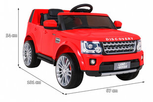 Электромобиль Land Rover Discovery, красный цена и информация | Электромобили для детей | pigu.lt