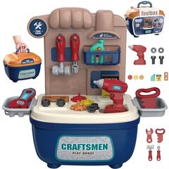 Meistro rinkinys Woopie Craftsmen Play House 2in1, 24vnt kaina ir informacija | Žaislai berniukams | pigu.lt